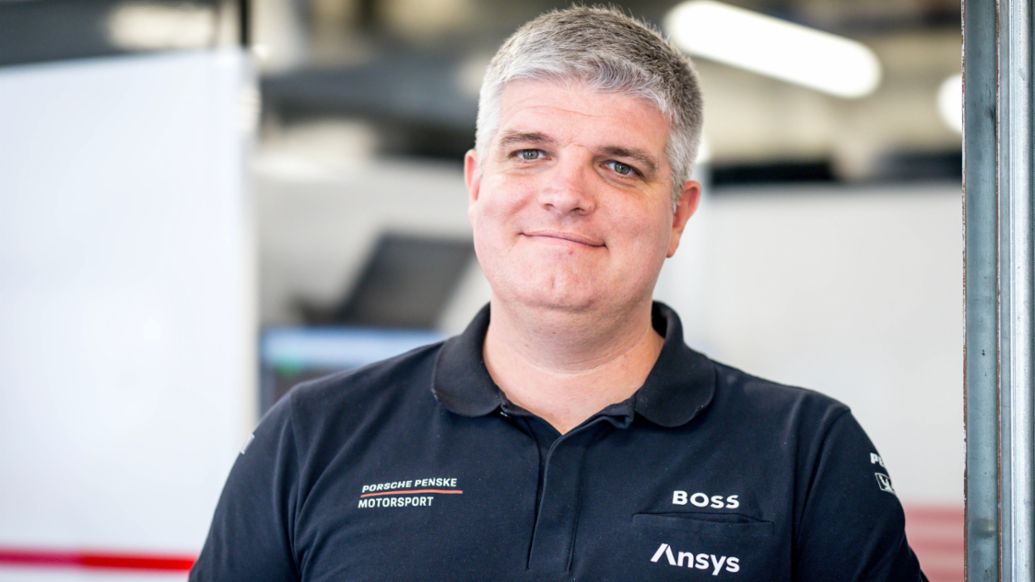 Jonathan Diuguid, Leitender Direktor Porsche Penske Motorsport, 12h Sebring, 2024, Porsche AG